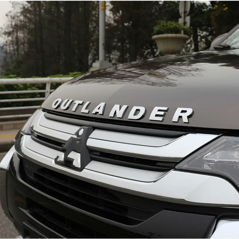 For Mitsubishi Outlander Chrome Car 3D Letters Hood Emblem Logo Badge Car Stickers Styling Car Accessories Wording 3D Letter
For Mitsubishi Outlander Chrome Car 3D Letters Hood Emblem Logo Badge Car Stickers Styling Car Accessories Wording 3D Letter