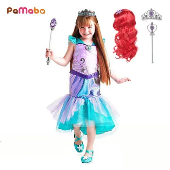 PaMaBa Shimmering Girls Princess Ariel Dress Clothes Children Halloween Little Mermaid Cosplay Costume Kids Mermaid Fancy Frocks
PaMaBa Shimmering Girls Princess Ariel Dress Clothes Children Halloween Little Mermaid Cosplay Costume Kids Mermaid Fancy Frocks