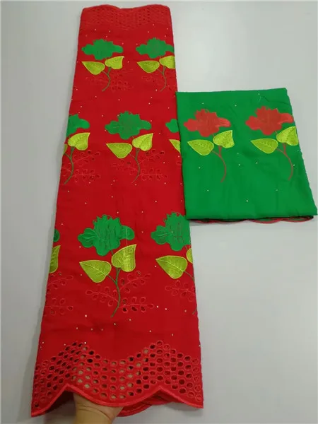 Wonderful red with embroidery African cotton lace fabric +2Y Swiss voile lace material for wedding/party dress set YCV13(5+2y)
Wonderful red with embroidery African cotton lace fabric +2Y Swiss voile lace material for wedding/party dress set YCV13(5+2y)