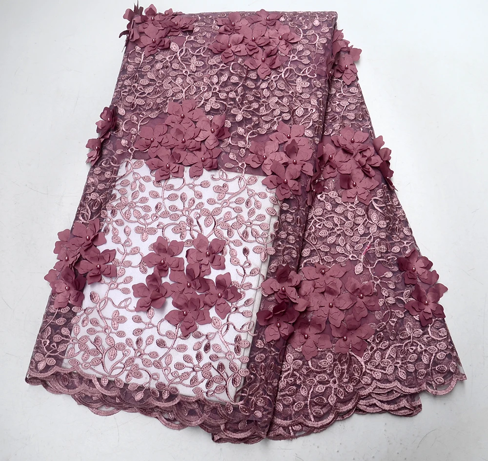 Latest African Lace Fabric 2019 High Quality Nigerian Lace Fabrics 3D Flower French Tulle Lace Fabrics For Dress
Latest African Lace Fabric 2019 High Quality Nigerian Lace Fabrics 3D Flower French Tulle Lace Fabrics For Dress