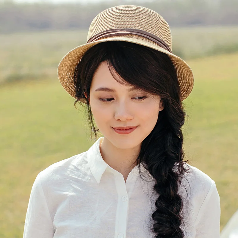 INMAN Lady Girl Contrast Color Bowknot Straw Sunlight Proof Easy Matched Elegant Women Sun Straw Hat
INMAN Lady Girl Contrast Color Bowknot Straw Sunlight Proof Easy Matched Elegant Women Sun Straw Hat