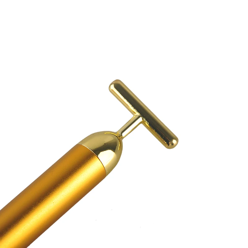 24k Gold Slimming Face Beauty Bar Vibration Facial Pulse Firming Women Facial Roller Massager Lift Skin Tightening Wrinkle Stick
24k Gold Slimming Face Beauty Bar Vibration Facial Pulse Firming Women Facial Roller Massager Lift Skin Tightening Wrinkle Stick
