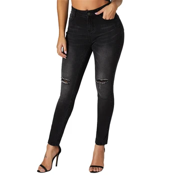 Sexy Push Up High Waist Ripped Jeans for Women Cute Ladies Black High Waisted Distressed Pencil Jeans Denim Pants Plus Size
Sexy Push Up High Waist Ripped Jeans for Women Cute Ladies Black High Waisted Distressed Pencil Jeans Denim Pants Plus Size