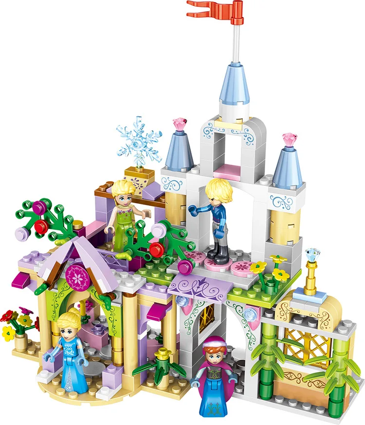 261pcs 4 in 1 Anna Elsa's Palace Princess Castel Building Brick Toys Girl's Birthday Gift
261pcs 4 in 1 Anna Elsa's Palace Princess Castel Building Brick Toys Girl's Birthday Gift