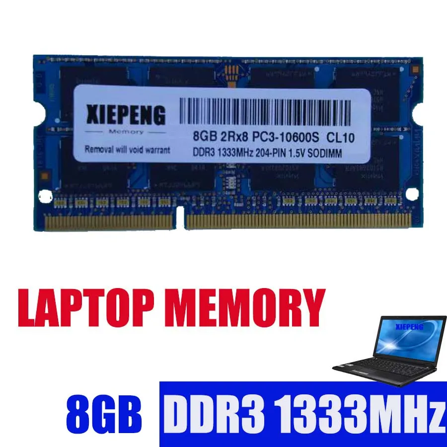 

Laptop Memory DDR3 8G 1333MHz pc3 10600 RAM 4GB 2Rx8 PC3-10600S for Mac Mini MC816 MC936 MC814 MC813 MC812 MC309 Notebook SODIMM
