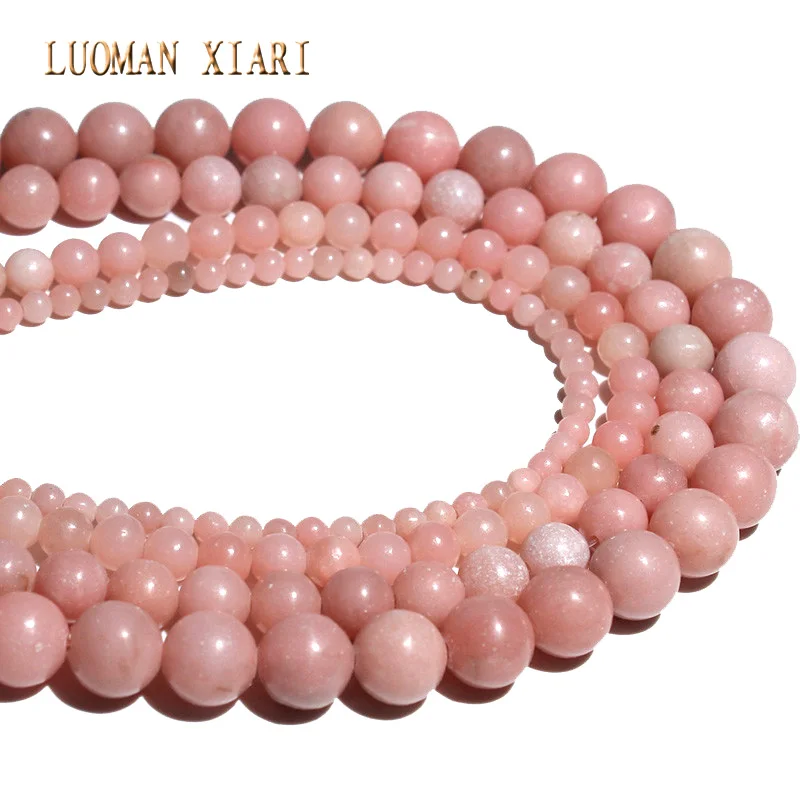Wholesale AAA+ Natural Round Pink Opal Gem Stone Beads For Jewelry Making DIY Bracelet Necklace Material 4/6/8/10 mm Strand 15''
Wholesale AAA+ Natural Round Pink Opal Gem Stone Beads For Jewelry Making DIY Bracelet Necklace Material 4/6/8/10 mm Strand 15''