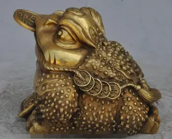 china chinese brass fengshui animal Golden Toad Spittor wealth money coin statue
china chinese brass fengshui animal Golden Toad Spittor wealth money coin statue