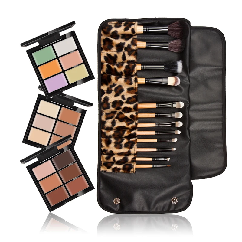 2sets/lot 12pcs of Cosmetic Brushes and Waterproof Concealer Cream Moisturizer face foundation cream
2sets/lot 12pcs of Cosmetic Brushes and Waterproof Concealer Cream Moisturizer face foundation cream