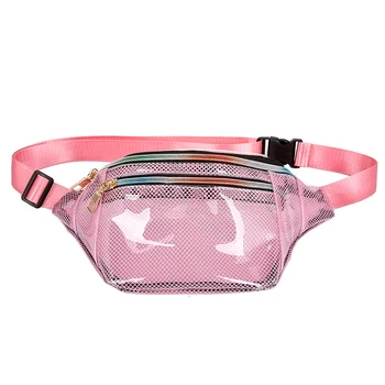 10PCS / LOT Women PVC Chest Bag Transparent Fanny pack Ladies Casual Shoulder Bag Summer Beach Waist Bags
10PCS / LOT Women PVC Chest Bag Transparent Fanny pack Ladies Casual Shoulder Bag Summer Beach Waist Bags