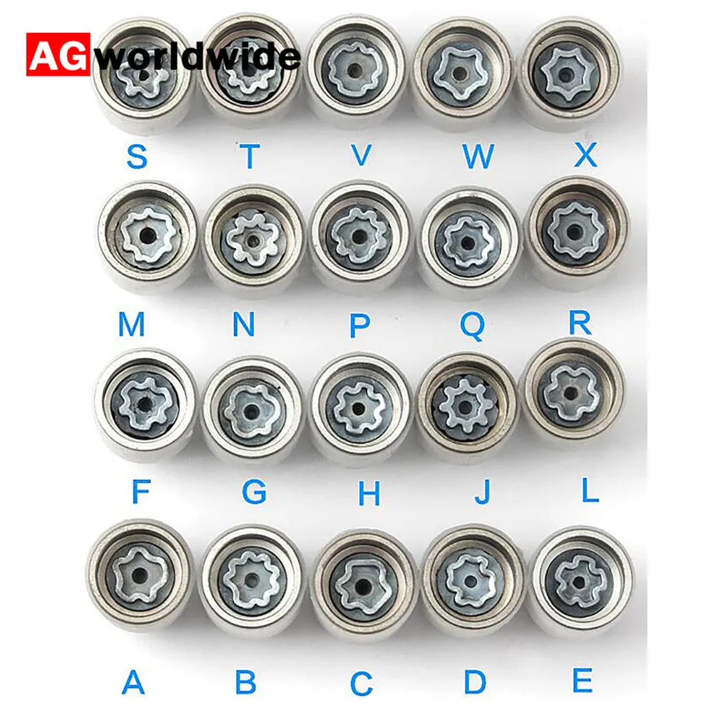 1Pcs Tire anti-theft screw disassembly tool key sleeve For Audi A1 A5 A3 A4L A6L A7 Q3 Q5 A8 TT R8 "ABCDEFGHJLMNPQRSTVWX"
1Pcs Tire anti-theft screw disassembly tool key sleeve For Audi A1 A5 A3 A4L A6L A7 Q3 Q5 A8 TT R8 "ABCDEFGHJLMNPQRSTVWX"