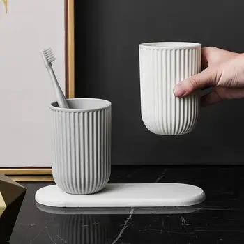 2 PCs/Set Diatomite PP Bathroom Tumblers Brushing Cup Couple Lovers Family Sisters Use Gift Toothbrush Cup Toothpaste Holder
2 PCs/Set Diatomite PP Bathroom Tumblers Brushing Cup Couple Lovers Family Sisters Use Gift Toothbrush Cup Toothpaste Holder