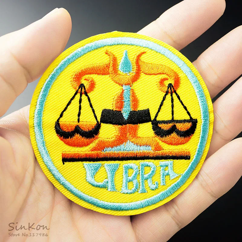 Libra Constellations Signs Iron On Badge Patch Embroidered Applique Sewing Clothes Stickers Garment Apparel Accessories
Libra Constellations Signs Iron On Badge Patch Embroidered Applique Sewing Clothes Stickers Garment Apparel Accessories
