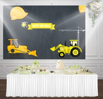 HUAYI happy birthday truck construction helmet for boy birthday baby shower decor Photography Backdrop photo Background sm-229
HUAYI happy birthday truck construction helmet for boy birthday baby shower decor Photography Backdrop photo Background sm-229