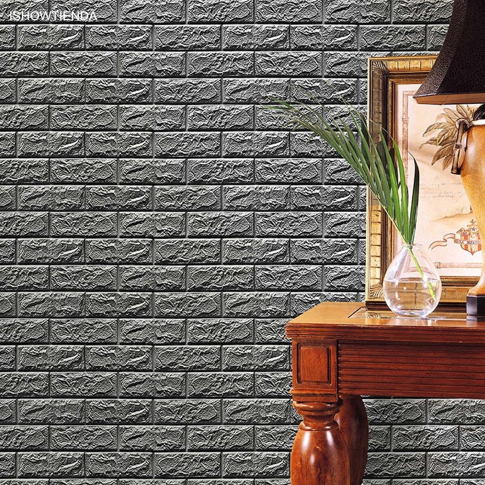 ISHOWTIENDA PE Foam 3D Wallpaper DIY Wall Stickers Wall Decor Embossed Brick Stone Self-adhesive Decor Waterproof Wall Sticker
ISHOWTIENDA PE Foam 3D Wallpaper DIY Wall Stickers Wall Decor Embossed Brick Stone Self-adhesive Decor Waterproof Wall Sticker