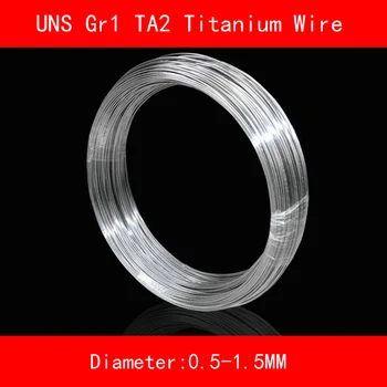 Diameter 0.5-1.5mm TA2 Titanium Wire UNS Gr1 TA2 Pure Titanium Ti Wire Industry Lab DIY Material ISO standard
Diameter 0.5-1.5mm TA2 Titanium Wire UNS Gr1 TA2 Pure Titanium Ti Wire Industry Lab DIY Material ISO standard