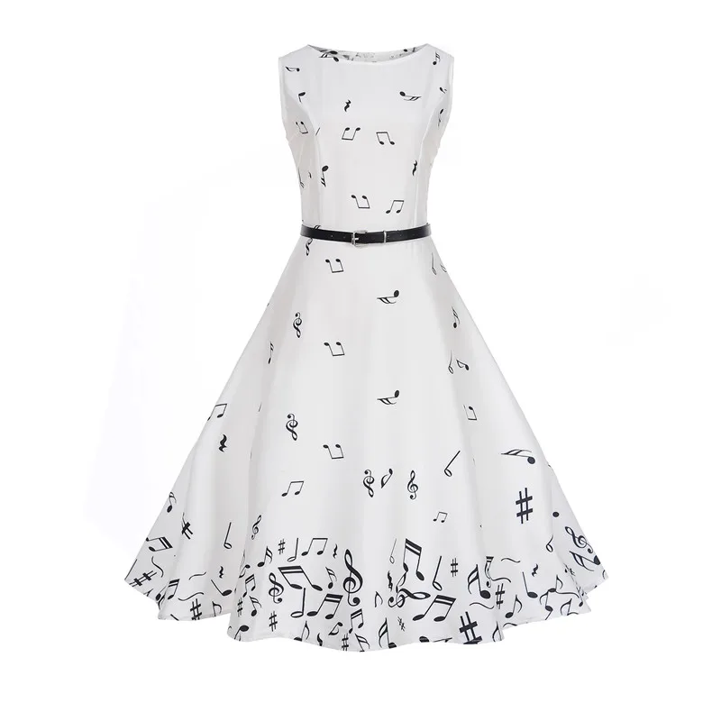 Fashion 2018 Women Summer Dress Casual Vintage Sleeveless party White Dress O-Neck Print Swing floral Dresses clothing Vestidos
Fashion 2018 Women Summer Dress Casual Vintage Sleeveless party White Dress O-Neck Print Swing floral Dresses clothing Vestidos