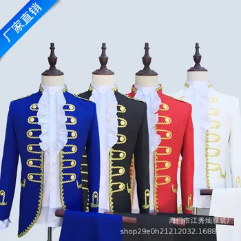 Presided over 2020 European court costumes stage singer chorus suits hotel guest dress
Presided over 2020 European court costumes stage singer chorus suits hotel guest dress