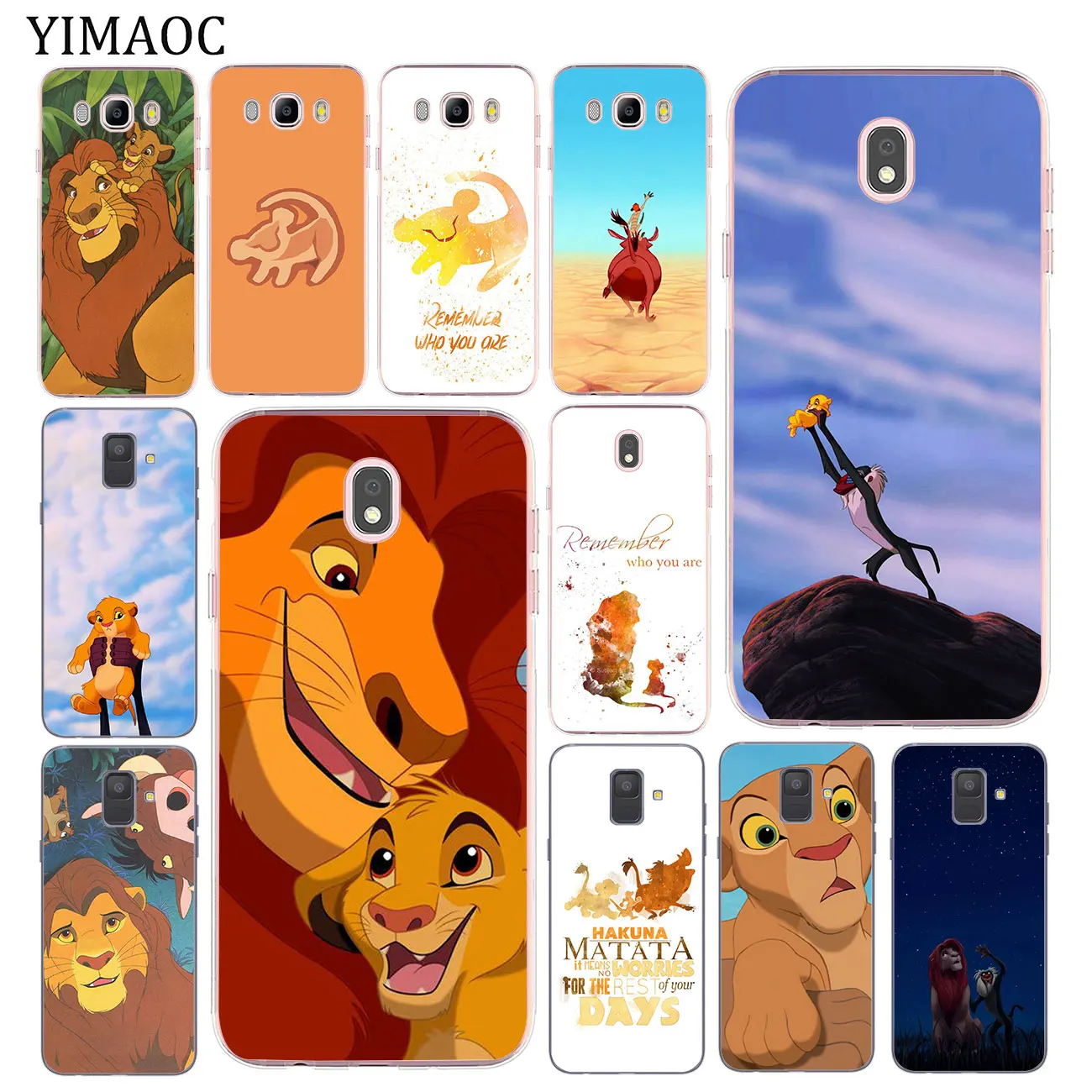 YIMAOC The Lion King Soft Tpu Silicone Phone Case for Samsung Galaxy A5 J5 J6 J7 2017 EU J3 2016 A9 A8 A7 A6 Plus 2018 Cover
YIMAOC The Lion King Soft Tpu Silicone Phone Case for Samsung Galaxy A5 J5 J6 J7 2017 EU J3 2016 A9 A8 A7 A6 Plus 2018 Cover