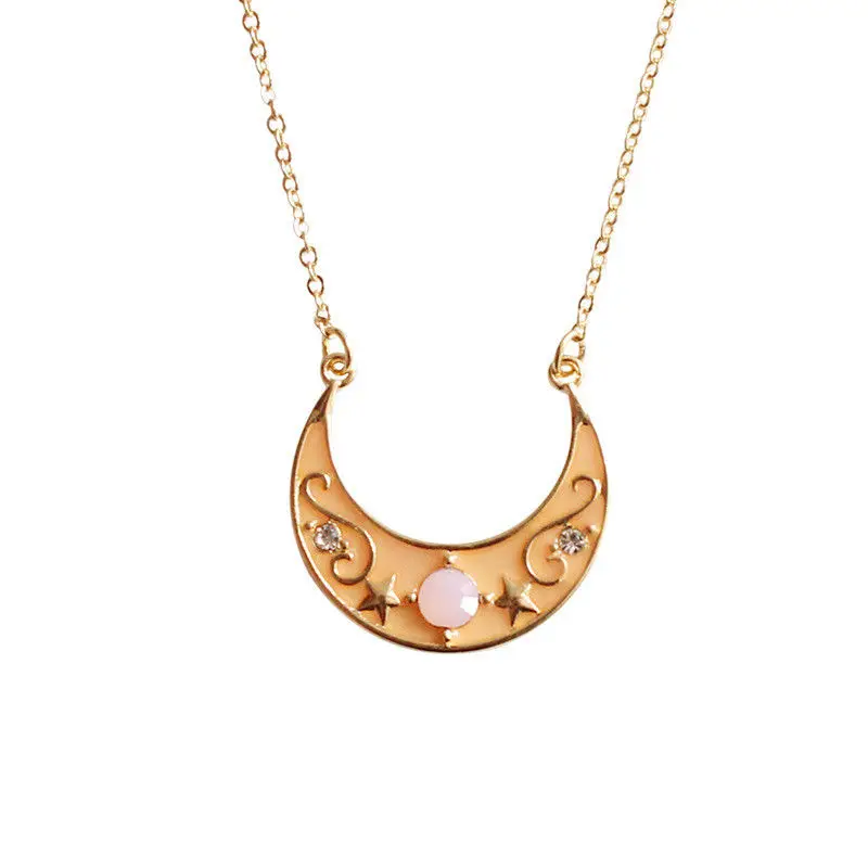 Anime Sailor Moon Necklace Star Pink Crystal Pendant Model Toys Cosplay Neckchain Jewelry Fanmade Chain Fans Gift Collection Hot
Anime Sailor Moon Necklace Star Pink Crystal Pendant Model Toys Cosplay Neckchain Jewelry Fanmade Chain Fans Gift Collection Hot