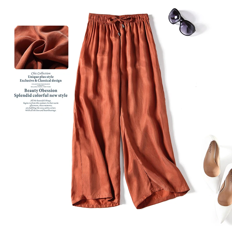 2019 Spring and Summer New cupro Loose Show Thin Sunscreen Leisure Nine Wide Legs breathable cool Women's Pants
2019 Spring and Summer New cupro Loose Show Thin Sunscreen Leisure Nine Wide Legs breathable cool Women's Pants
