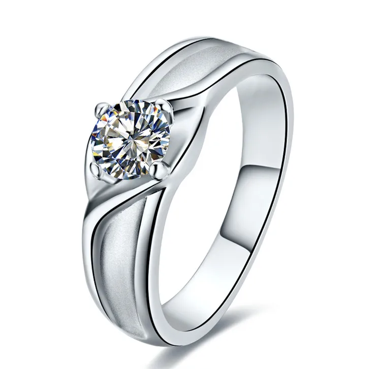 Top Quality 925 Sterling Silver 0.5Ct 5.0 mm Test Positive G-H Moissanite Diamond Ring CHARLES & COLVARD WARRANTY
Top Quality 925 Sterling Silver 0.5Ct 5.0 mm Test Positive G-H Moissanite Diamond Ring CHARLES & COLVARD WARRANTY