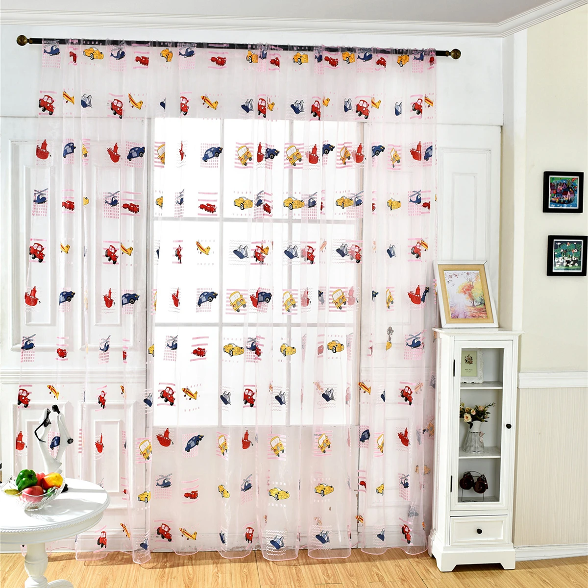 2018 Retail New Children's Cartoon Car Printed Tulle Voile Door Window Balcony Sheer Panel Screen Curtain 100*200cm
2018 Retail New Children's Cartoon Car Printed Tulle Voile Door Window Balcony Sheer Panel Screen Curtain 100*200cm