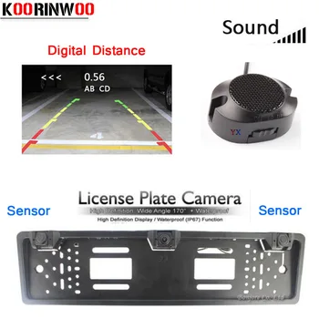 Koorinwoo New Arrival Car Parking Sensors Car Rear View Camera Parking 2 Radars European License Plate Frame Buzzer Speaker
Koorinwoo New Arrival Car Parking Sensors Car Rear View Camera Parking 2 Radars European License Plate Frame Buzzer Speaker