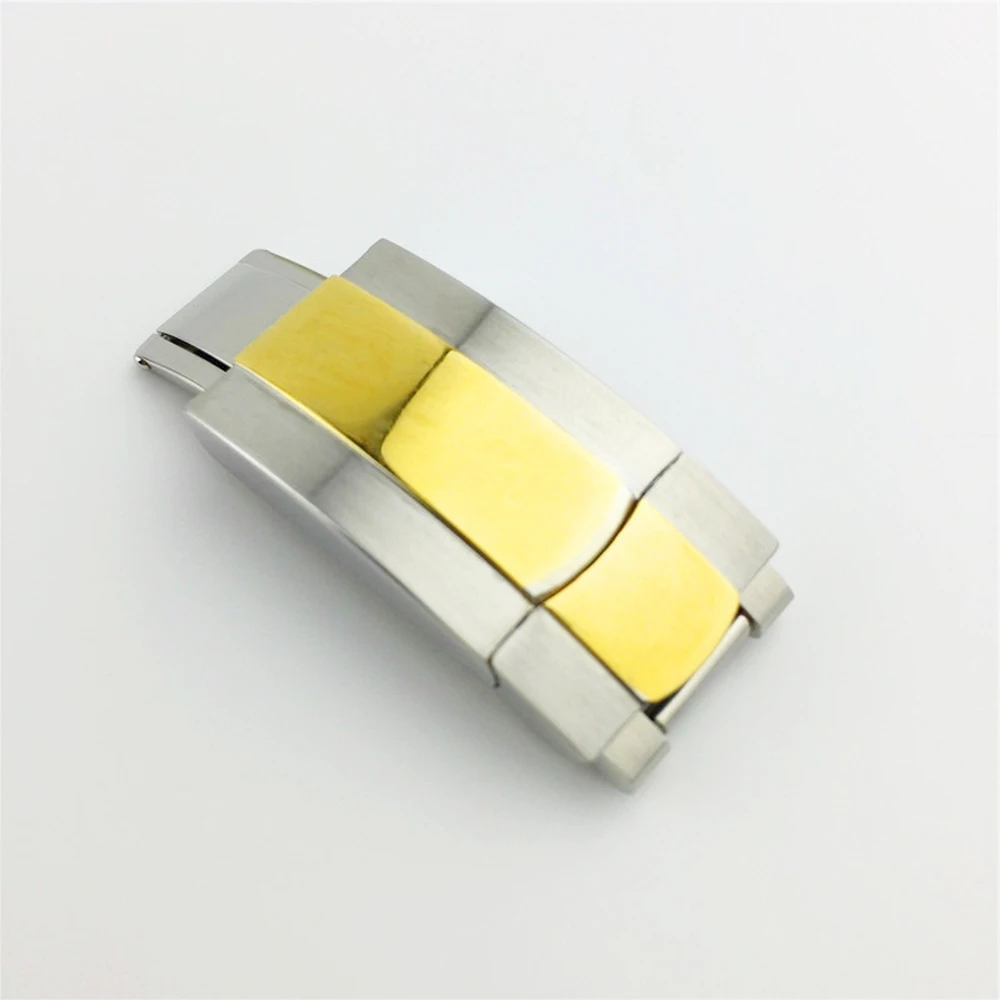 16mm x 9mm Gold Rose Silver Clasp Stainless Steel Wristband Strap Parts Accessary Replacement Exchange Buckle Clasp
16mm x 9mm Gold Rose Silver Clasp Stainless Steel Wristband Strap Parts Accessary Replacement Exchange Buckle Clasp
