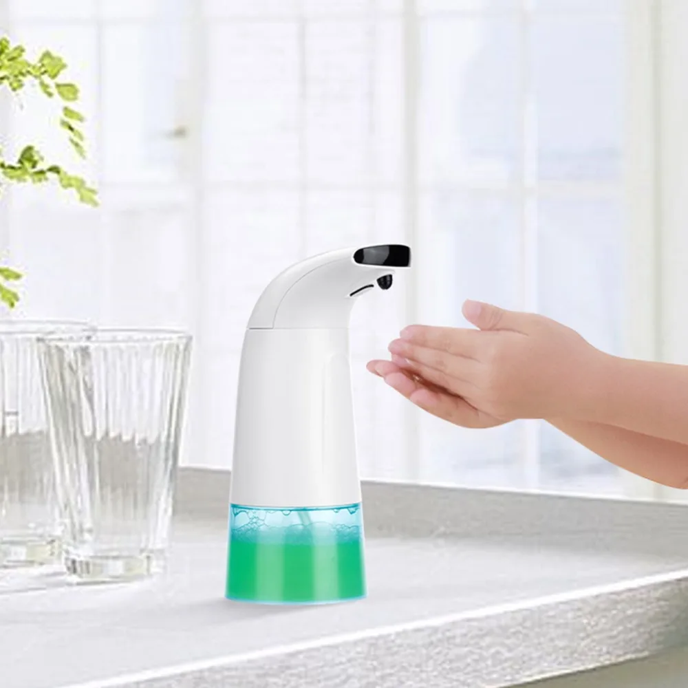 

250/500mL Automatic Liquid Soap Dispenser Practical Smart Sensor Touchless ABS Soap Sanitizer Liquid Bottle for Kitchen Bathroom