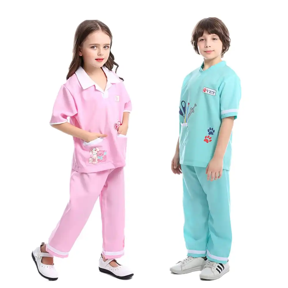 Halloween Zombie Nurse Costume Ladies Womens Scrubs Fancy Dress Adult XS-L