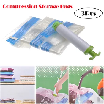 3 Times Vacuum Compression Storage Bag Set with Vacuum Pump Storage Bag Space Saver Compression Organizer(Random Pump Color)
3 Times Vacuum Compression Storage Bag Set with Vacuum Pump Storage Bag Space Saver Compression Organizer(Random Pump Color)