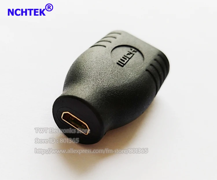 Micro HDMI D type Female to HDMI 1.4 A type Female coupler adapter convertor , free shipping
Micro HDMI D type Female to HDMI 1.4 A type Female coupler adapter convertor , free shipping