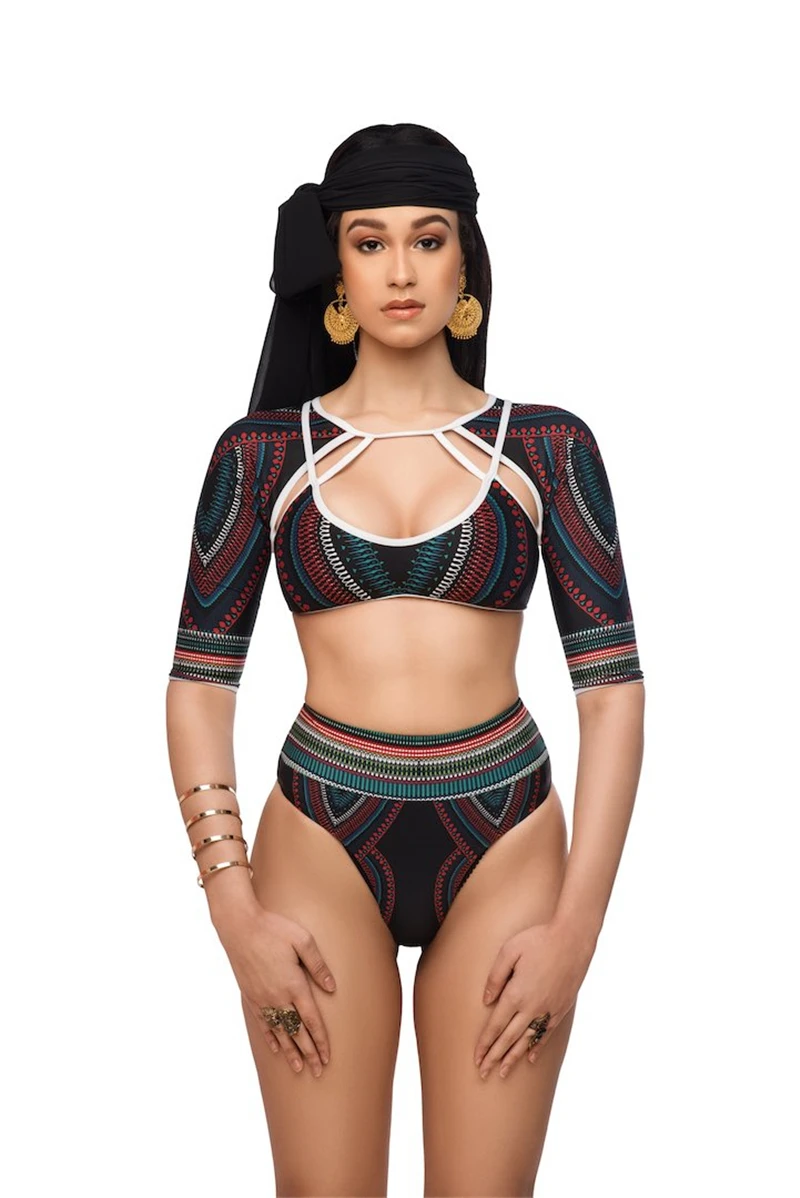 Women Swimsuit African Bikini Set Push-up Padded Bra Bandage Swimsuit High Waisted Swimwear Bathing Suit Beachwear
Women Swimsuit African Bikini Set Push-up Padded Bra Bandage Swimsuit High Waisted Swimwear Bathing Suit Beachwear