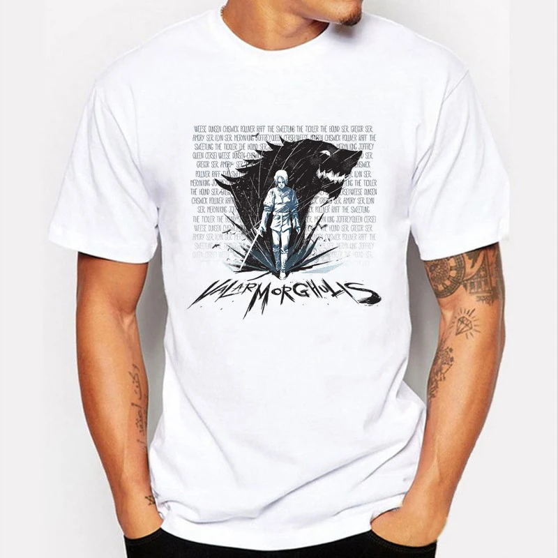 Men T Shirts Game of Thrones Letter Print "NOT TODAY" Arya Stark Casual T-Shirt Summer Tee Tops Harajuku Streetwear
Men T Shirts Game of Thrones Letter Print "NOT TODAY" Arya Stark Casual T-Shirt Summer Tee Tops Harajuku Streetwear