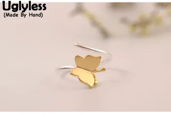 Uglyless Real S 925 Sterling Silver Butterfly Handmade Wide Rings Women Lovely Insect Open Ring Personalized Fine Jewelry Bijoux
Uglyless Real S 925 Sterling Silver Butterfly Handmade Wide Rings Women Lovely Insect Open Ring Personalized Fine Jewelry Bijoux