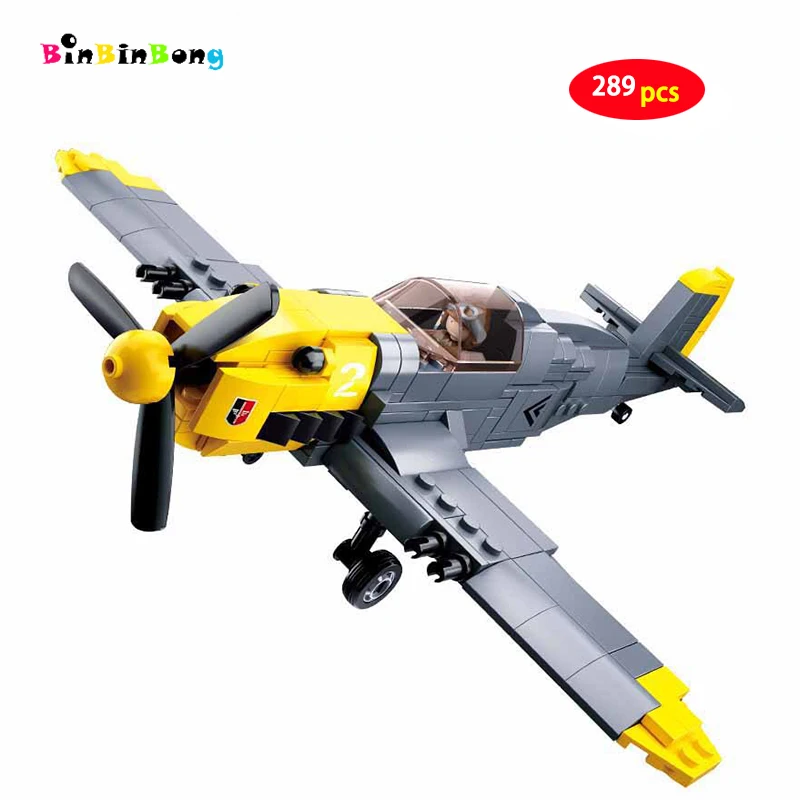 Sluban 289pcs Legoing World War 2 German Japan Fighter Block Set WW2 Military Army Me109 Plane Model Toy Compatible for Kids D33
Sluban 289pcs Legoing World War 2 German Japan Fighter Block Set WW2 Military Army Me109 Plane Model Toy Compatible for Kids D33