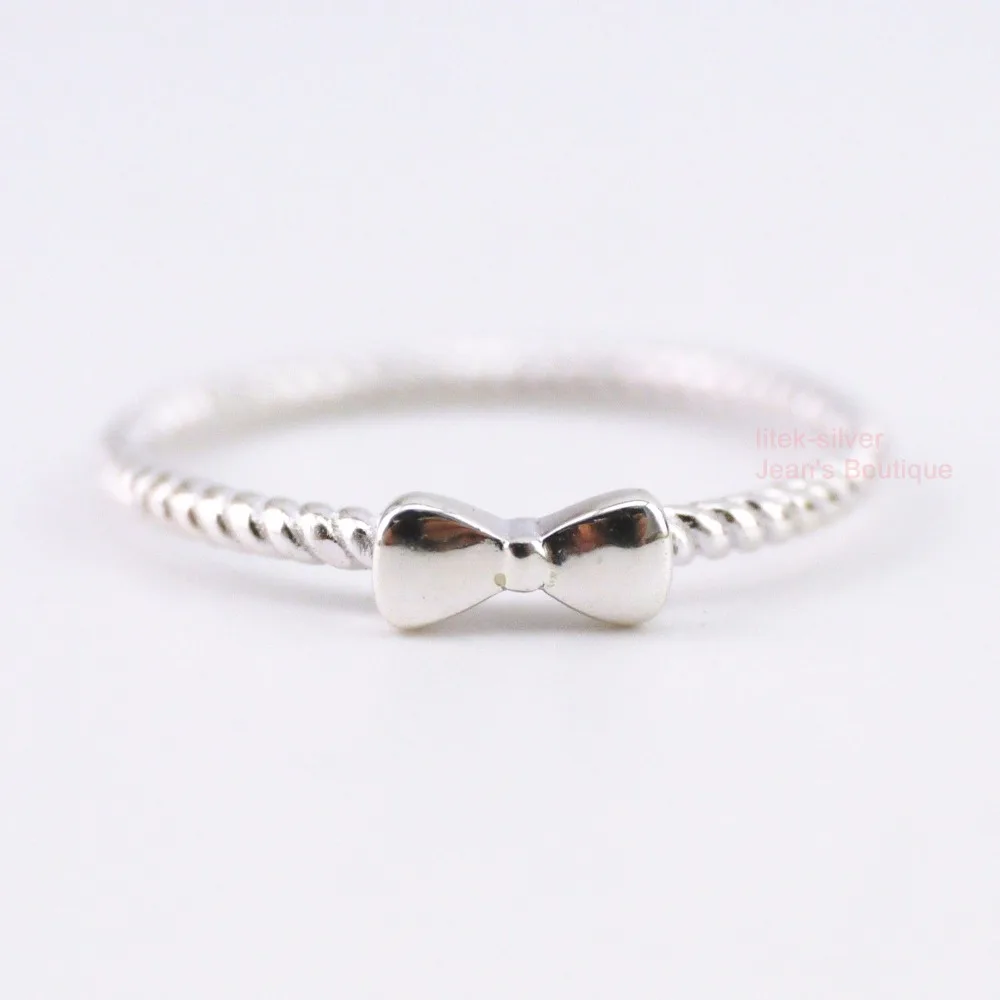 925 Solid Sterling Silver Lovely Little Bow-knot Knuckle Midi Mid Finger Pinkie Ring A3054
925 Solid Sterling Silver Lovely Little Bow-knot Knuckle Midi Mid Finger Pinkie Ring A3054