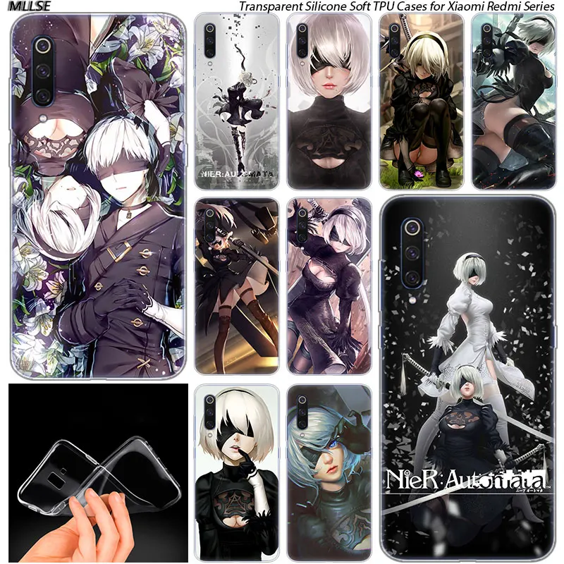 Anime nier automata Soft Silicone Case for Xiaomi Pocophone F1 Mi 5X A1 6X A2 8 SE Lite Play Mix3 9 9SE 9T Pro CC9 Cover
Anime nier automata Soft Silicone Case for Xiaomi Pocophone F1 Mi 5X A1 6X A2 8 SE Lite Play Mix3 9 9SE 9T Pro CC9 Cover