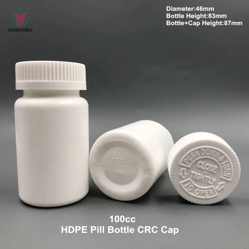 50+2pcs 100ml 100cc 100g HDPE Solid White Empty Plastic Containers Plastic Medicine Pill Bottles with Child Proof CRC Caps
50+2pcs 100ml 100cc 100g HDPE Solid White Empty Plastic Containers Plastic Medicine Pill Bottles with Child Proof CRC Caps