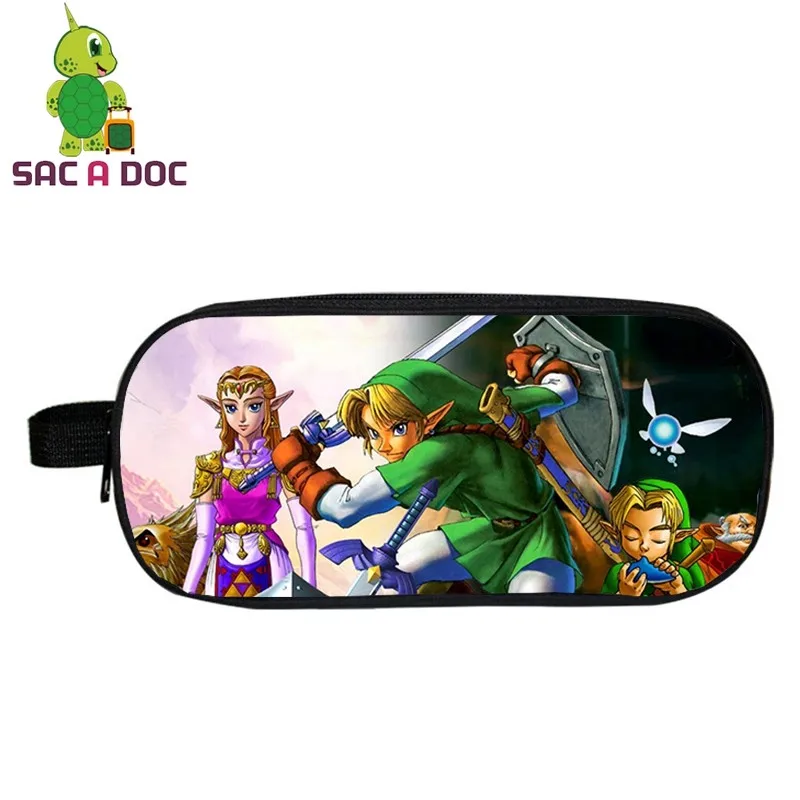 The Legend of Zelda Pencil Case Cartoon Link Pencil Bag Double Layer Zipper Students School Stationery Storage Bag Kids Gift
The Legend of Zelda Pencil Case Cartoon Link Pencil Bag Double Layer Zipper Students School Stationery Storage Bag Kids Gift