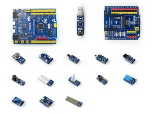STM32 NUCLEO XNUCLEO-F302R8 Pack A STM32 STM32F302R8T6 Development Board + 14 Sensors + ST LINK Module + Shield
STM32 NUCLEO XNUCLEO-F302R8 Pack A STM32 STM32F302R8T6 Development Board + 14 Sensors + ST LINK Module + Shield