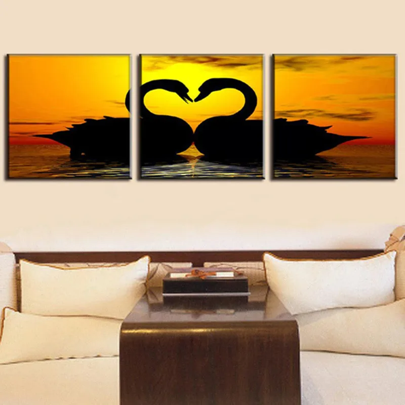 3 Panel Pictures Modern Abstract Wall Art Handpainted Animal Oil Painting on Canvas Handmade Swans Acrylic Paintings 3 Piece
3 Panel Pictures Modern Abstract Wall Art Handpainted Animal Oil Painting on Canvas Handmade Swans Acrylic Paintings 3 Piece