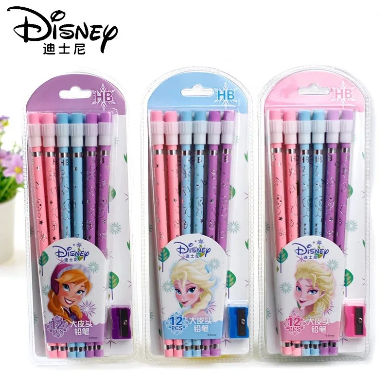 12 pcs/set Disney Princess HB pencil With eraser cute student Writing school supplie
12 pcs/set Disney Princess HB pencil With eraser cute student Writing school supplie