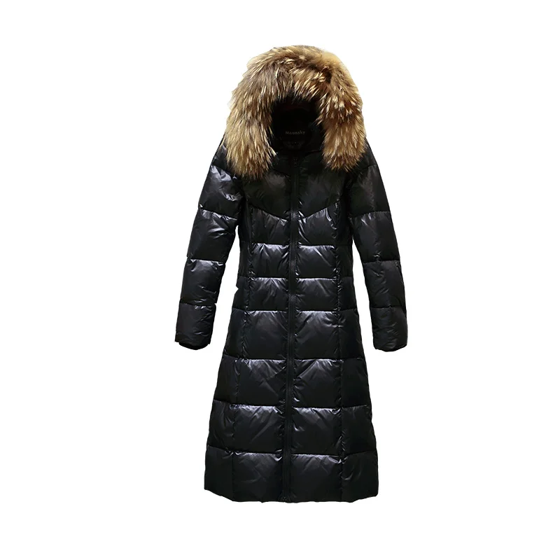 Jaqueta Feminina Inverno Winter Jacket Women Thick Black Gray Duck Down Jacket Raccoon Fur Collar Long Parkas Jacket Coat C3637
Jaqueta Feminina Inverno Winter Jacket Women Thick Black Gray Duck Down Jacket Raccoon Fur Collar Long Parkas Jacket Coat C3637