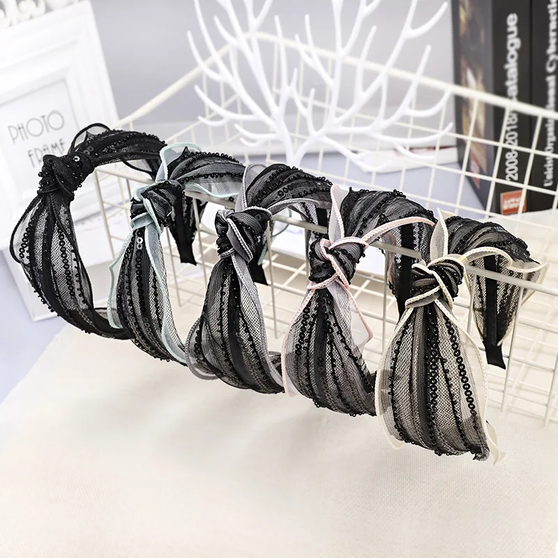 Elastic Beaded Headband Lace Hair Bands Black Pink Pearl Plastic Hair Accessories Top Knot Women Pink Crazy Spring Head Band
Elastic Beaded Headband Lace Hair Bands Black Pink Pearl Plastic Hair Accessories Top Knot Women Pink Crazy Spring Head Band