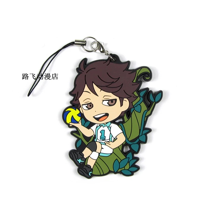 Фигурка Аниме Haikyuu модель Oikawa Tooru мобильный телефон школьная сумка резиновая