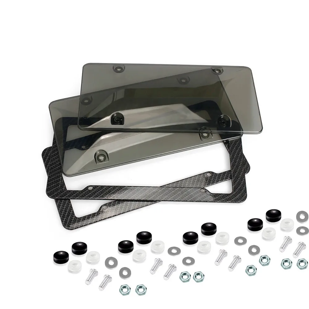 A set of car license plate frame true 100% carbon fiber license plate frame label cover 3K with free cap 19Mar19
A set of car license plate frame true 100% carbon fiber license plate frame label cover 3K with free cap 19Mar19