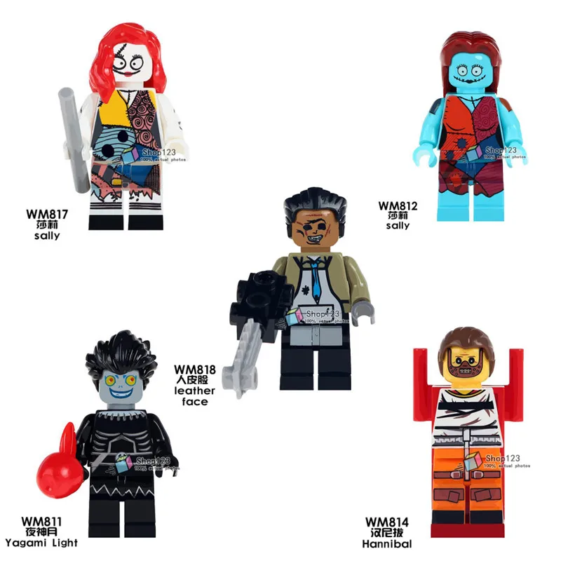 Walking Dead Yagami Light Death Note Sally Face Legoing Horror Leather Face Action Figures Building Blocks Bricks Children Toys
Walking Dead Yagami Light Death Note Sally Face Legoing Horror Leather Face Action Figures Building Blocks Bricks Children Toys