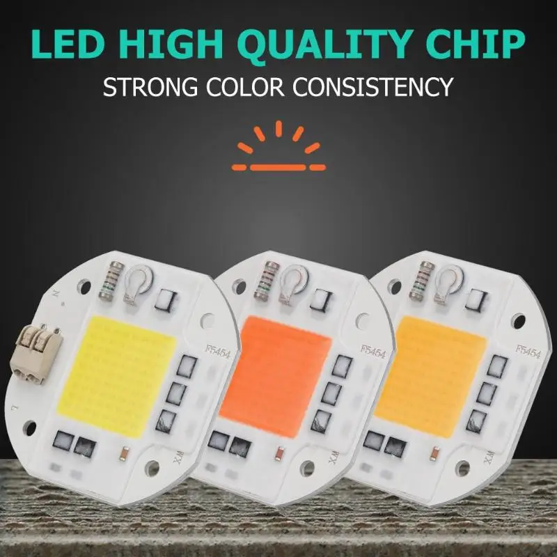 New COB LED Lamp Chip AC 220V LED Bulb No Need Driver LED Bulb Flood Light Chip 30W 50W DIY Spotlight Floodlight Lampada
New COB LED Lamp Chip AC 220V LED Bulb No Need Driver LED Bulb Flood Light Chip 30W 50W DIY Spotlight Floodlight Lampada