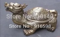 China Brass Feng shui statuary Tai Ji Dragon Turtle Rammus money tortoise
China Brass Feng shui statuary Tai Ji Dragon Turtle Rammus money tortoise